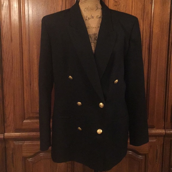 Pendleton Jackets & Blazers - Vintage Pendleton Black Double Breasted Blazer